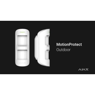 Ajax MotionProtect Outdoor  Außenmelder weiß