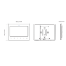 MB7-WS 2-Draht BUS Video Türsprechanlagen Monitor 7" flache Ausführung