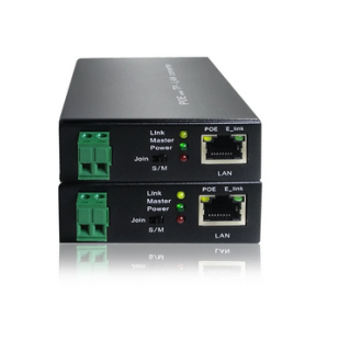 2-Draht-Poe-Extender 500m 10/100mbps Ethernet-Repeater-Konverter über Twisted Pair