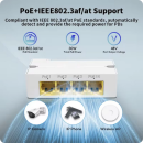 4 Port 100/1000M POE Extender Gigabit Netzwerk Switch...