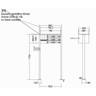 BT6 6WE freistehend DB703 AP AE30257750122 DP/Axal