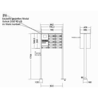 BT6 11WE freistehend DB703 AP AE30257750122 DP/Axal